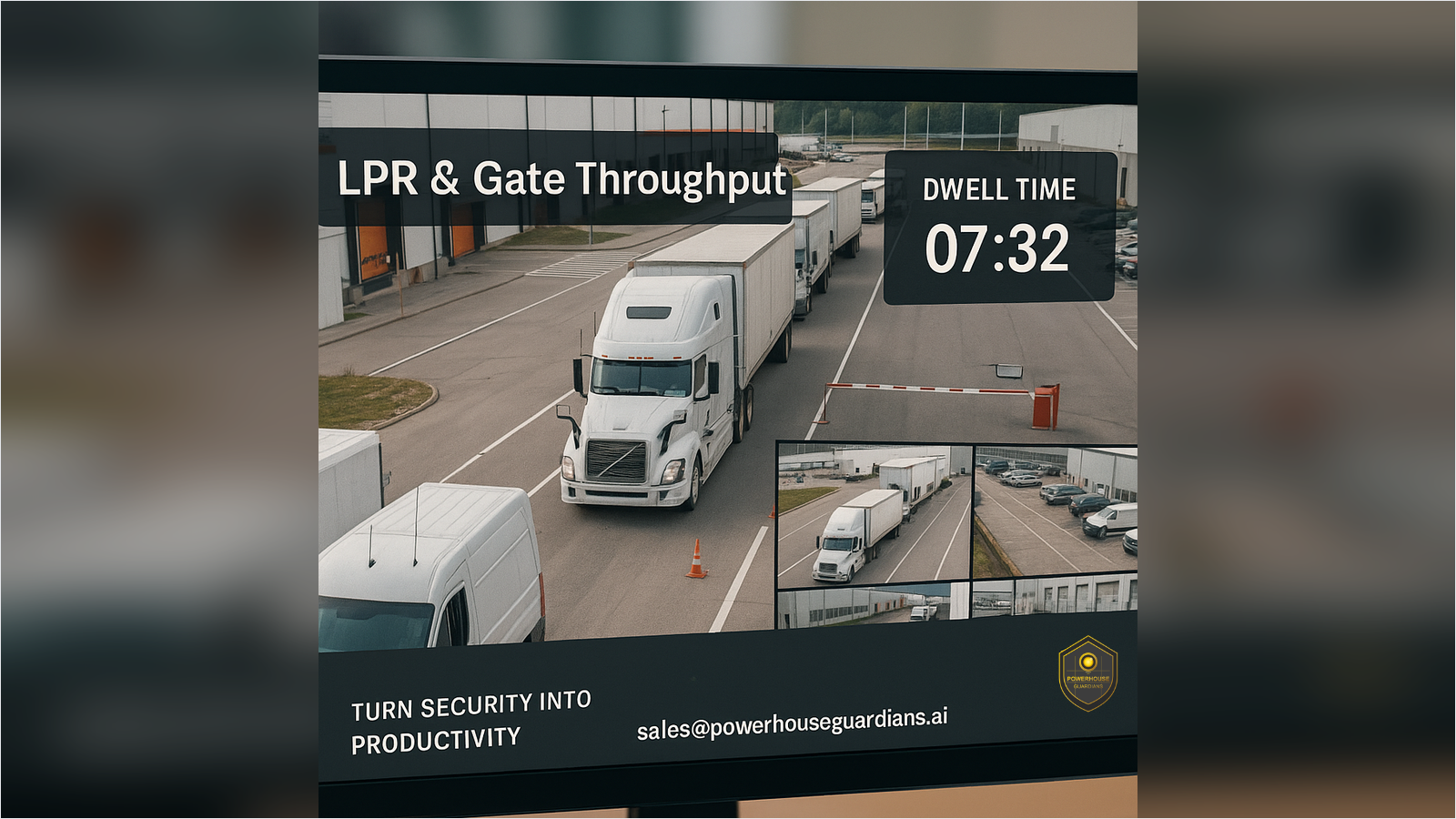 License plate recognition and gate activity analytics