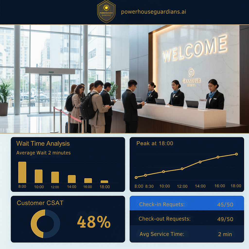 AI queue and wait-time analytics for a Dallas–Fort Worth retail location