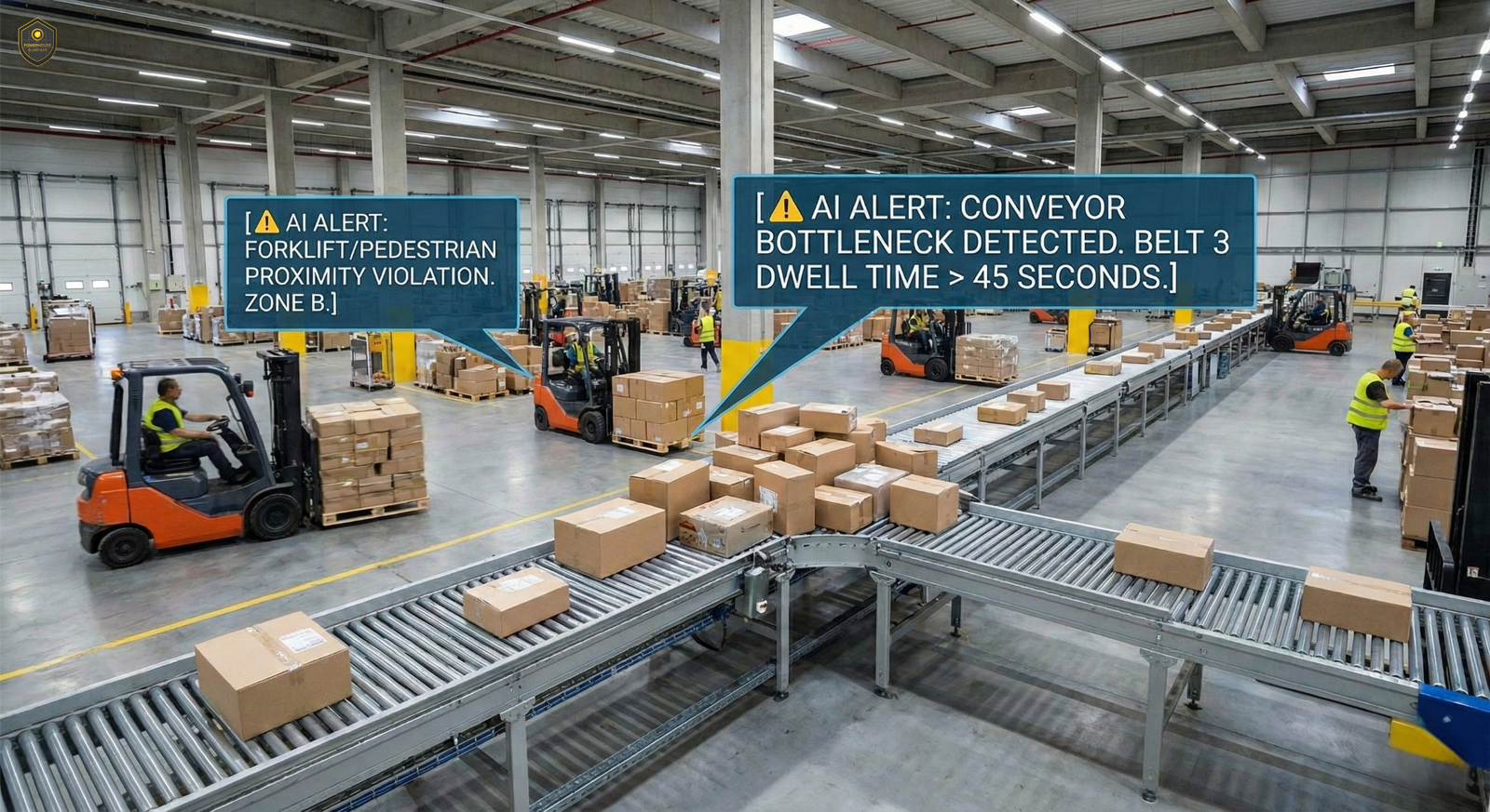 AI surveillance alerts for a Dallas–Fort Worth warehouse facility