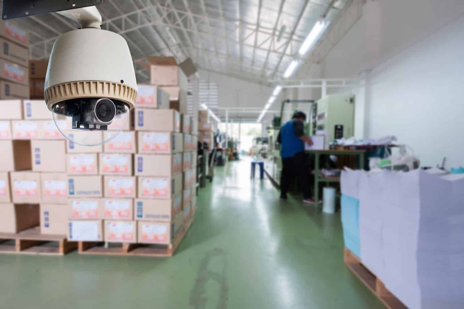Large-scale warehouse security camera deployment