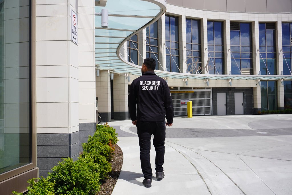 Security guard commercial building patrol