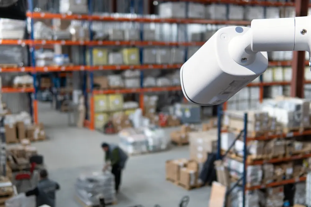 AI surveillance monitoring a Dallas–Fort Worth warehouse and loading facility