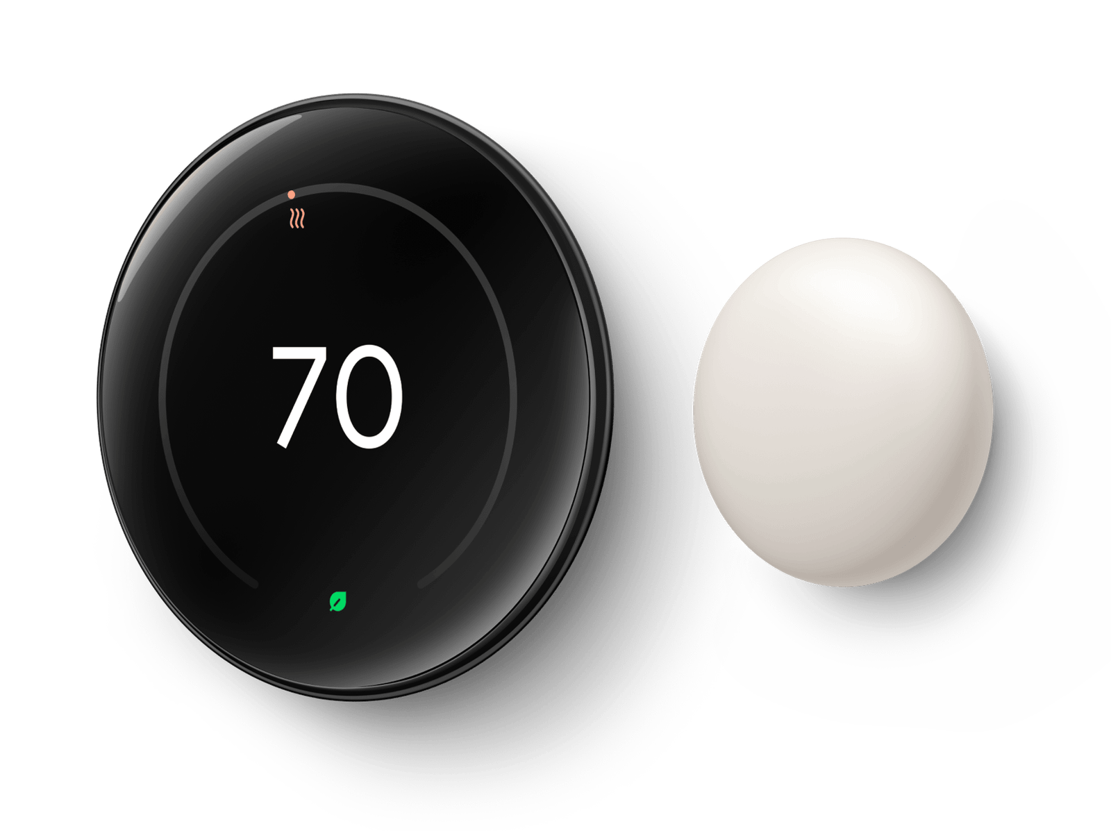 Google Nest Learning Thermostat and temperature sensor for a connected DFW home